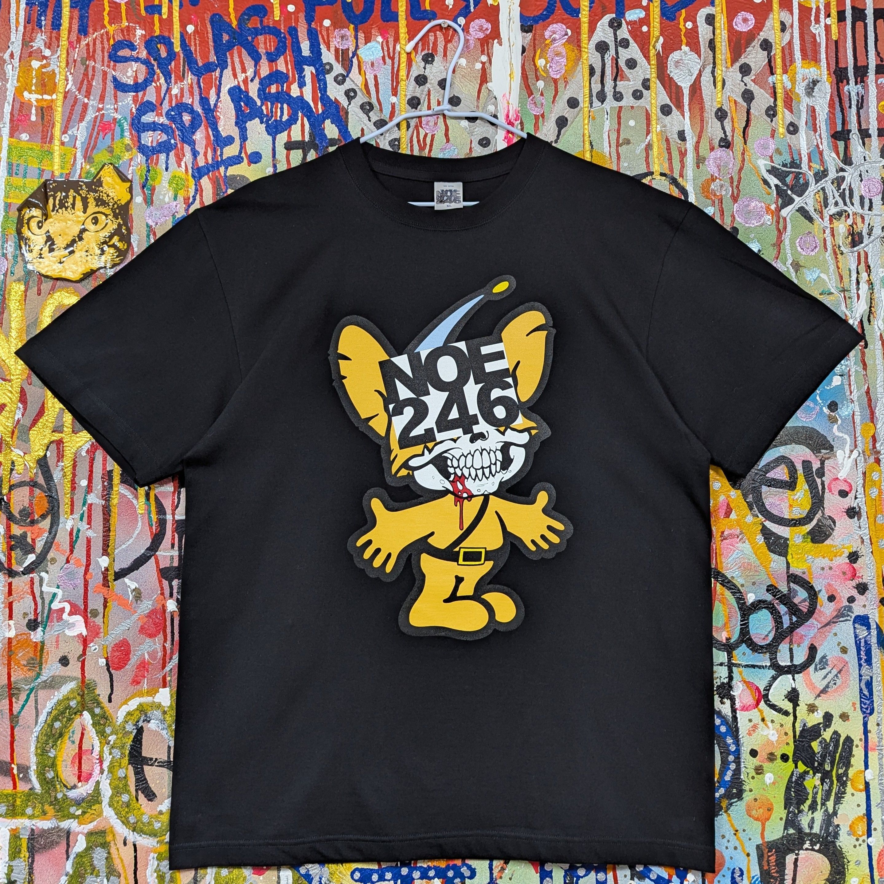 NOE246 Pipo Skull 黑 T