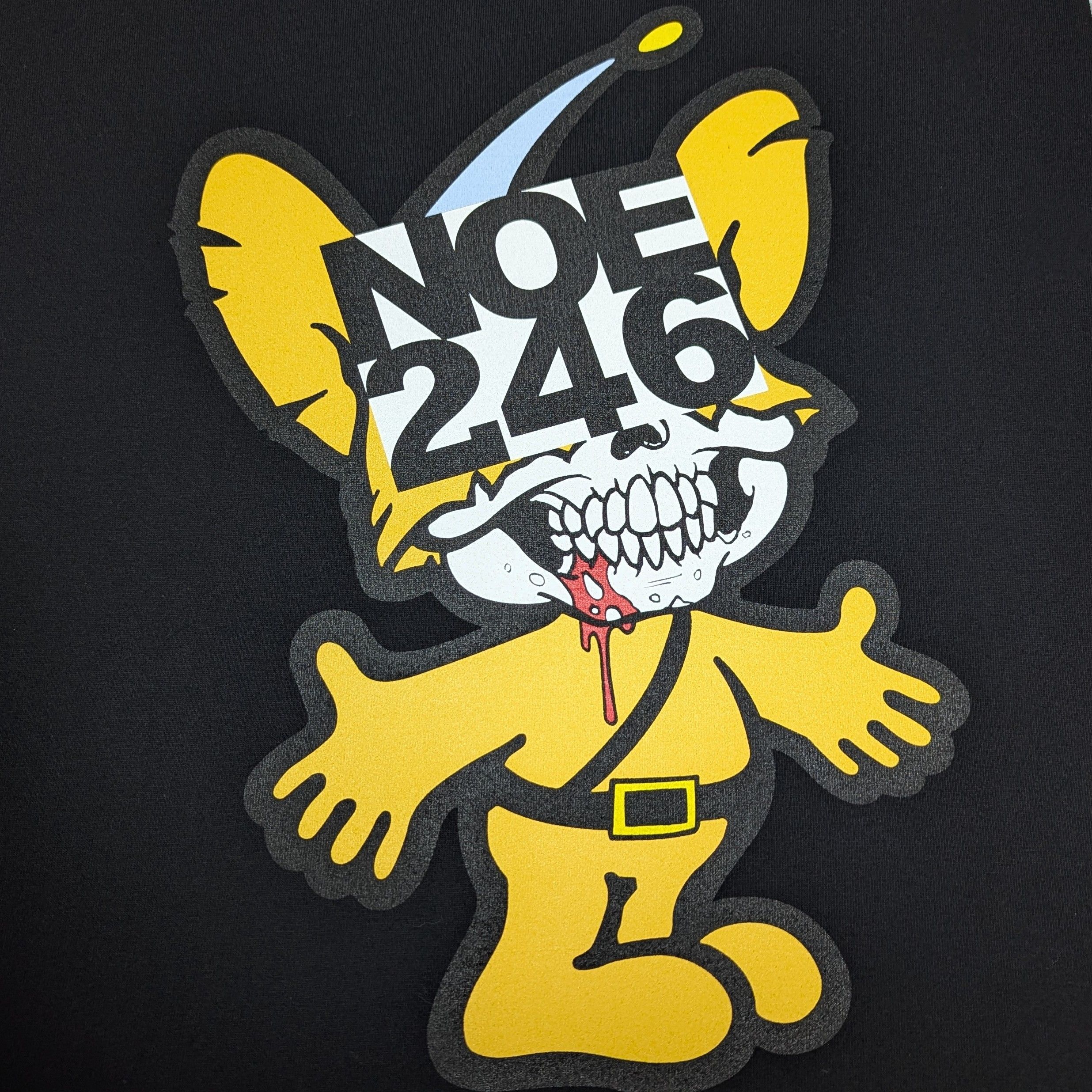 NOE246 Pipo Skull 黑 T