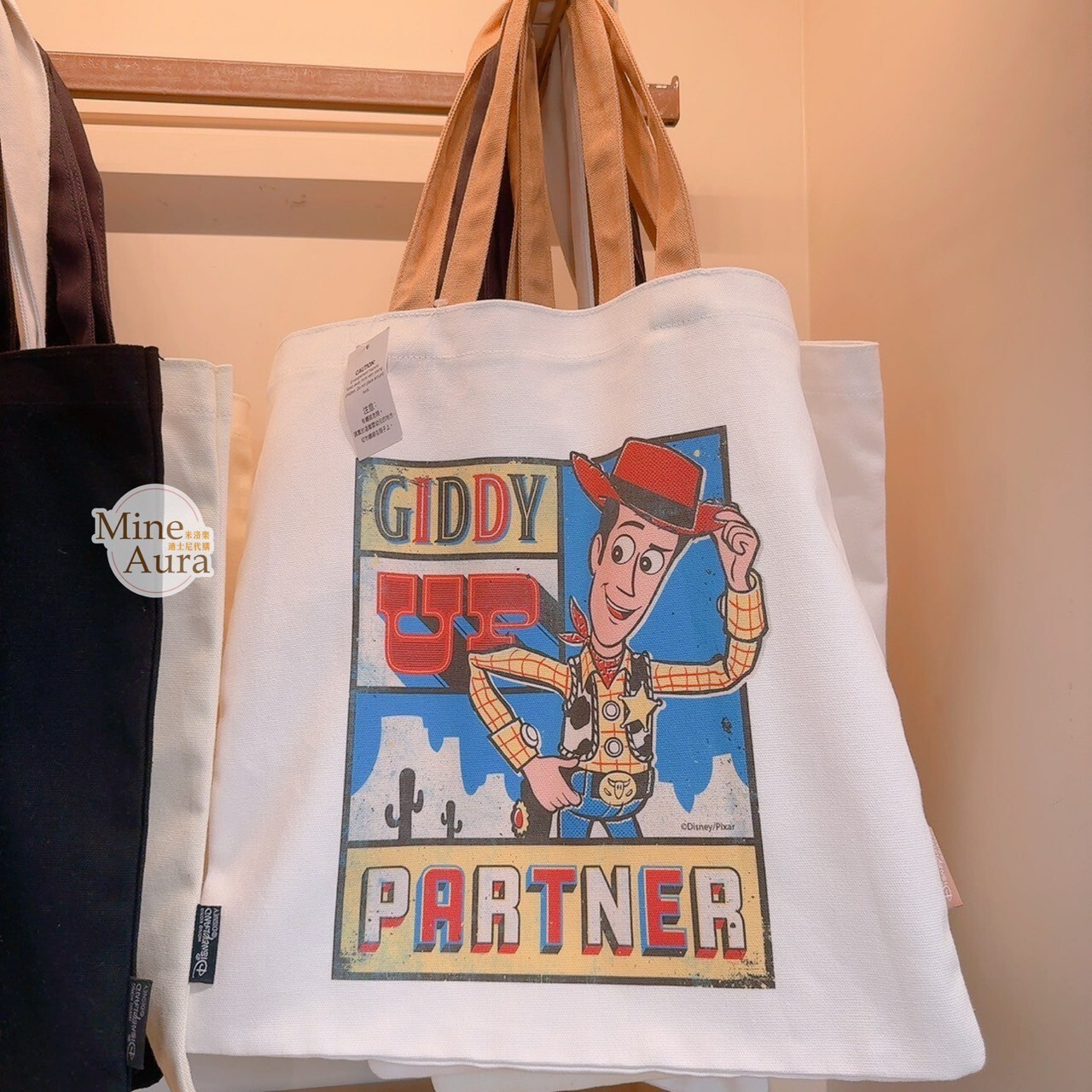 胡迪 Woody 圖案 手提袋 手提包 玩具總動員 Toy Story -香港迪士尼樂園