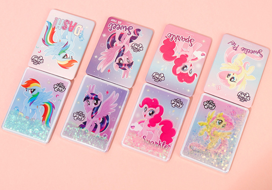 正版授權-My Little Pony雙面通硅膠公仔化妝鏡