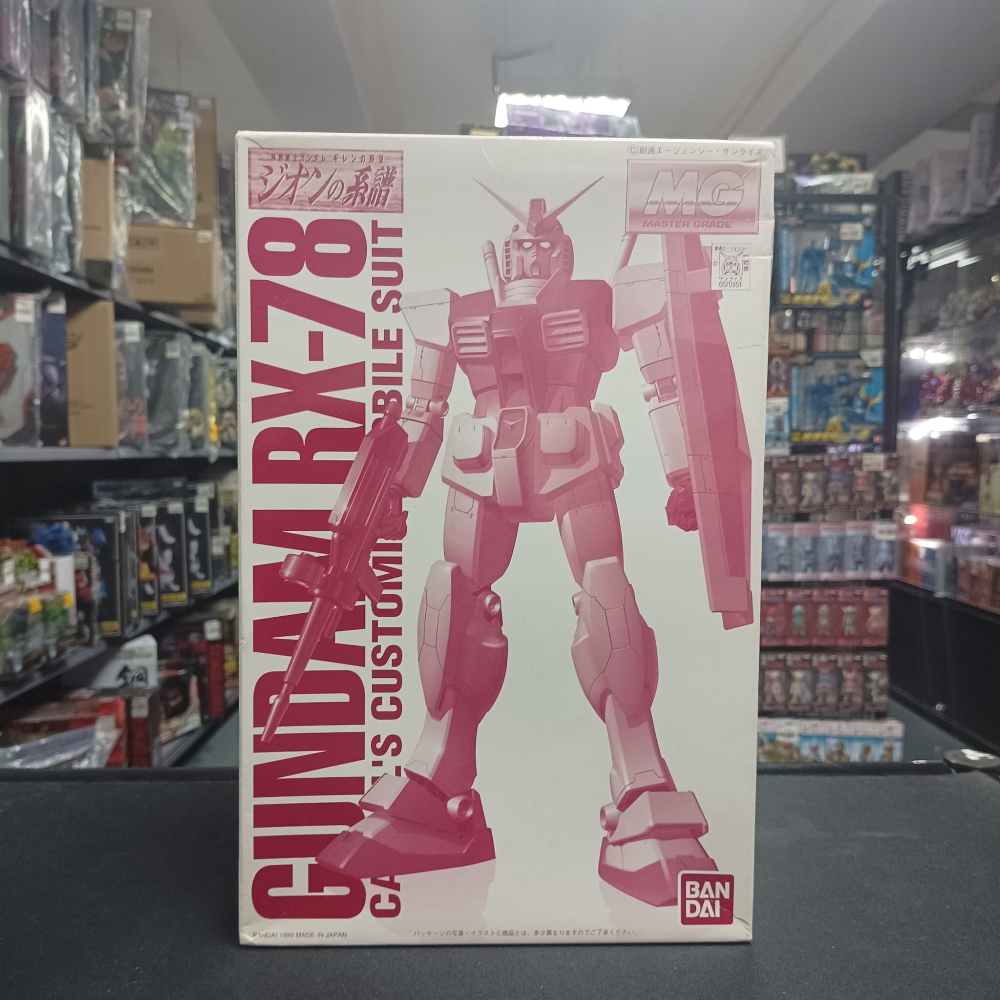 寄賣-MG 1/100 Casval's Custom Gundam Metallic