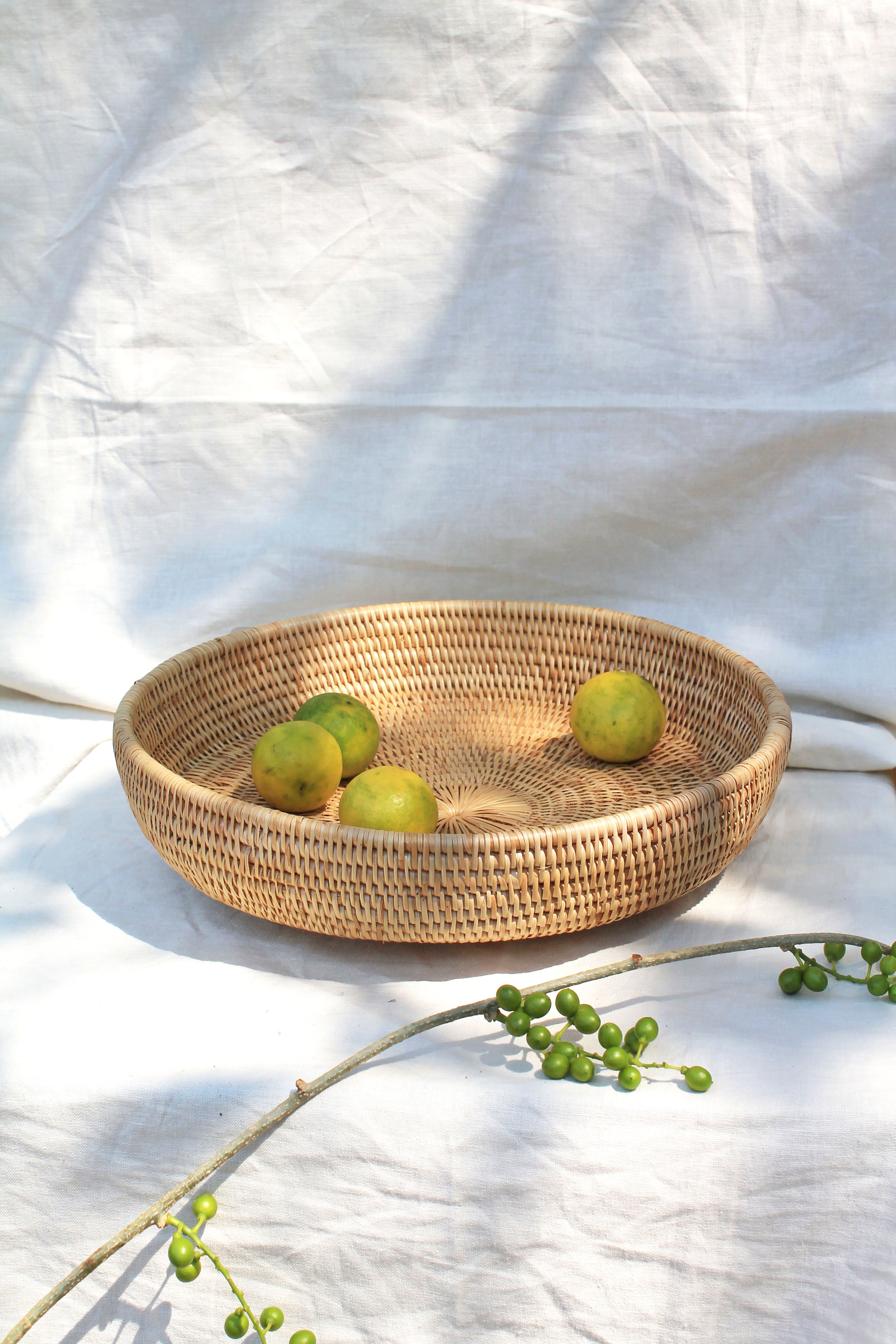 柳藤編織圓盤｜Phala｜柬埔寨