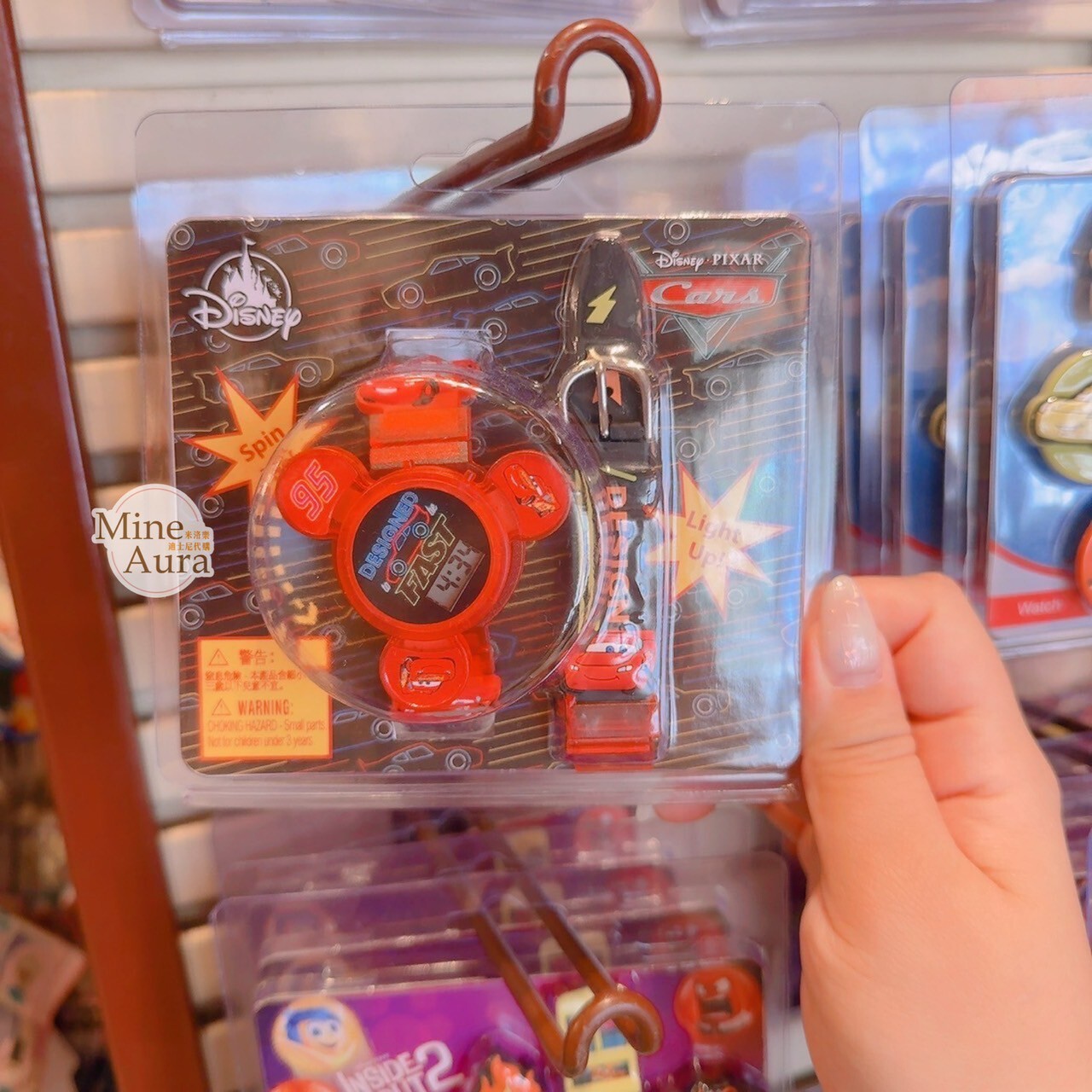 閃電麥坤 Lightning McQueen 圖案 造型 兒童 手錶 汽車總動員 Cars -香港迪士尼樂園