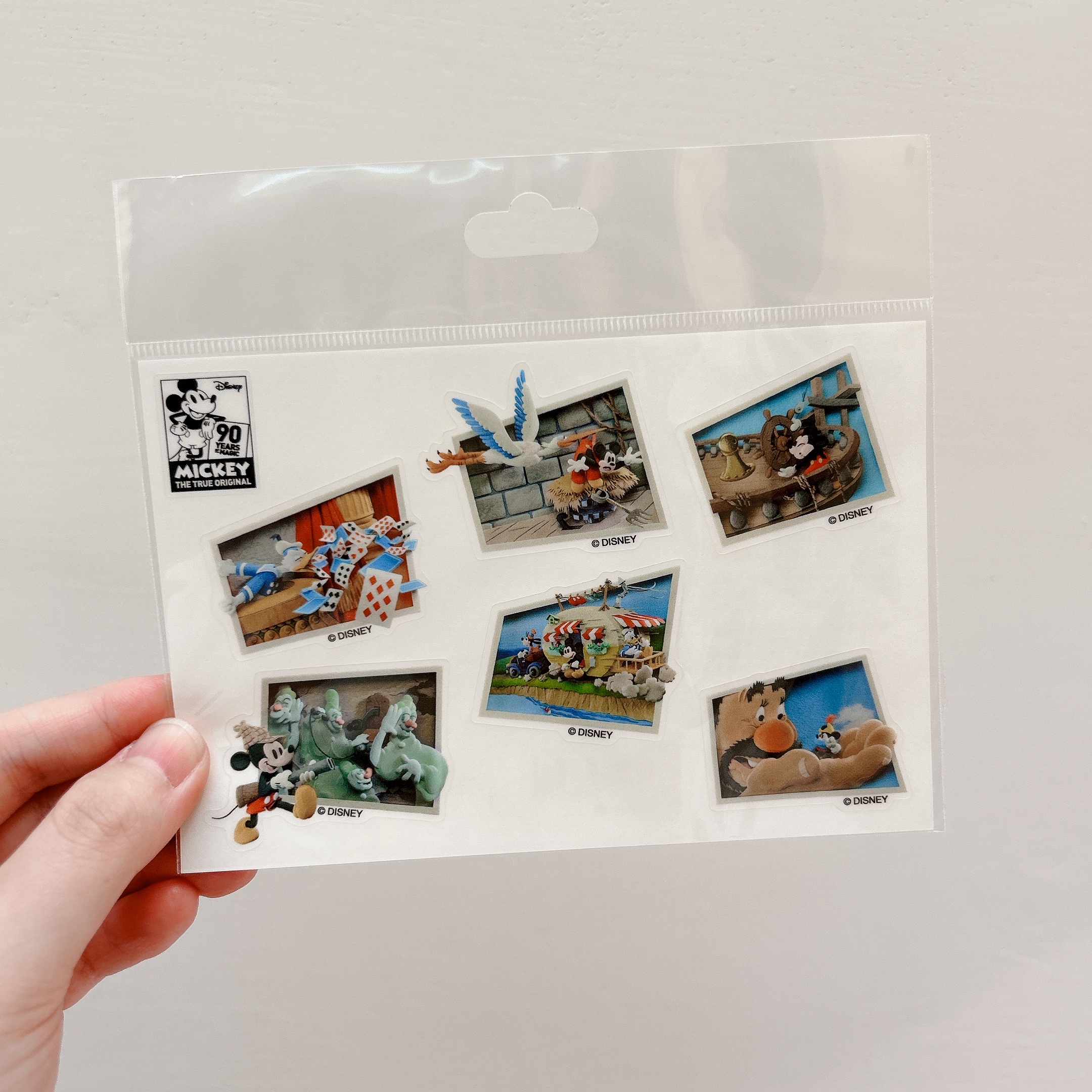 迪士尼限定 紙雕場景貼紙 透明貼紙｜Disney 日本