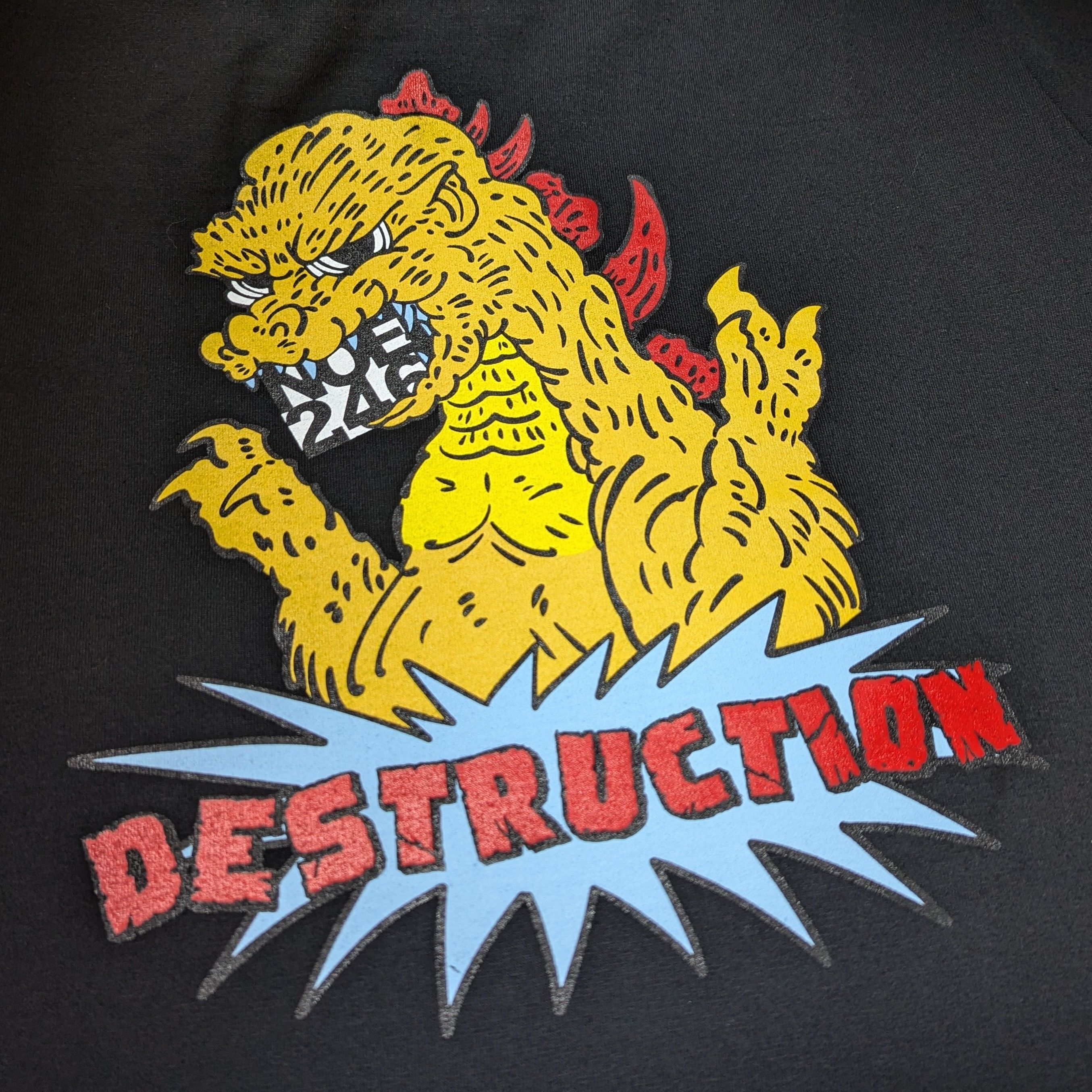 NOE246 破壞系恐龍 Tee - Black