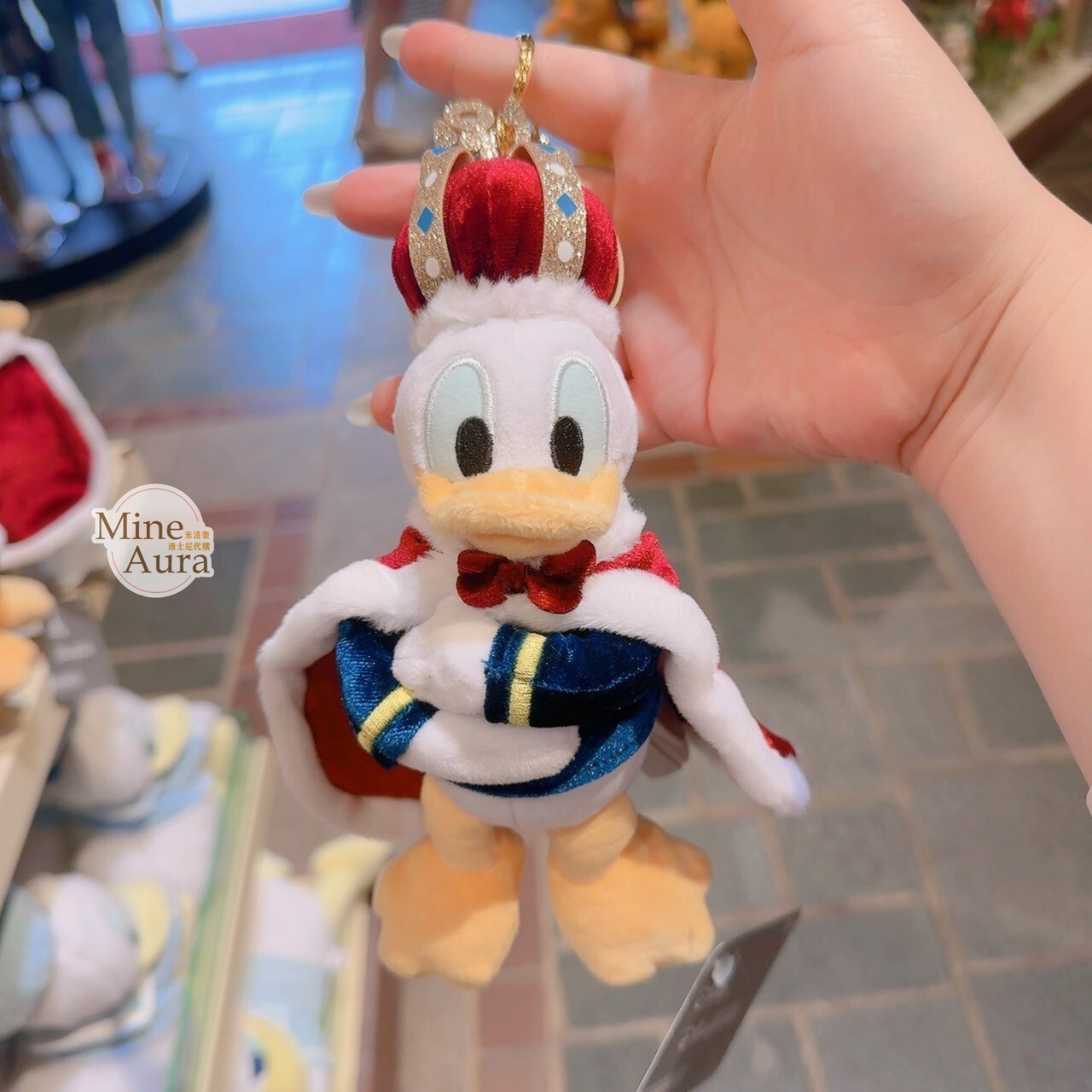 2025 唐老鴨 Donald 生日系列 國王造型 吊飾 鑰匙圈 -香港迪士尼樂園