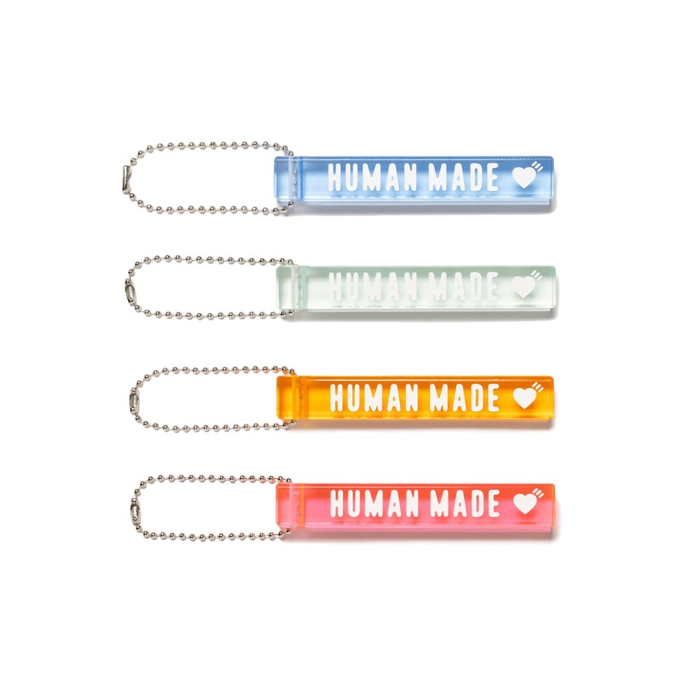 2025SS HUMAN MADE ACRYLIC KEYCHAIN LOGO 飯店 鑰匙圈 現貨 HM29GD122
