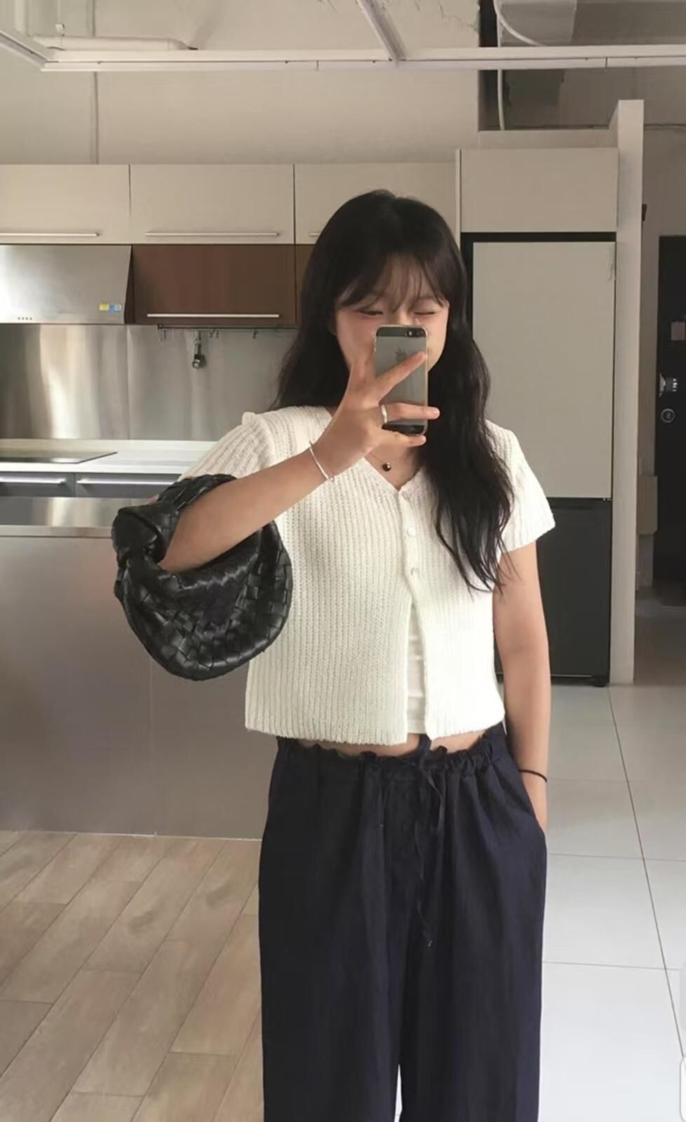 泡泡紗短袖針織小外套