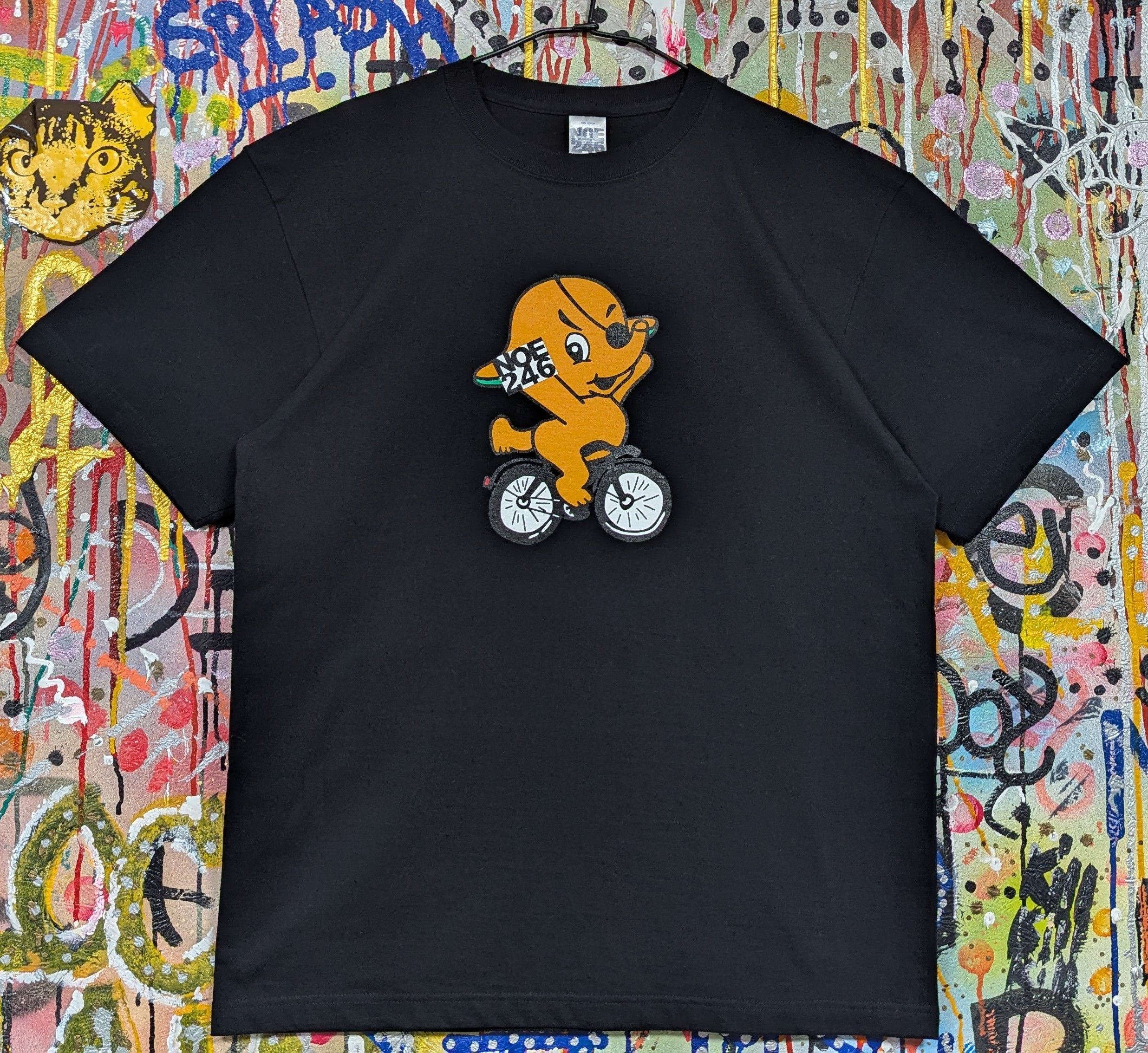 NOE246 LSD Bicycle Day Tee Black