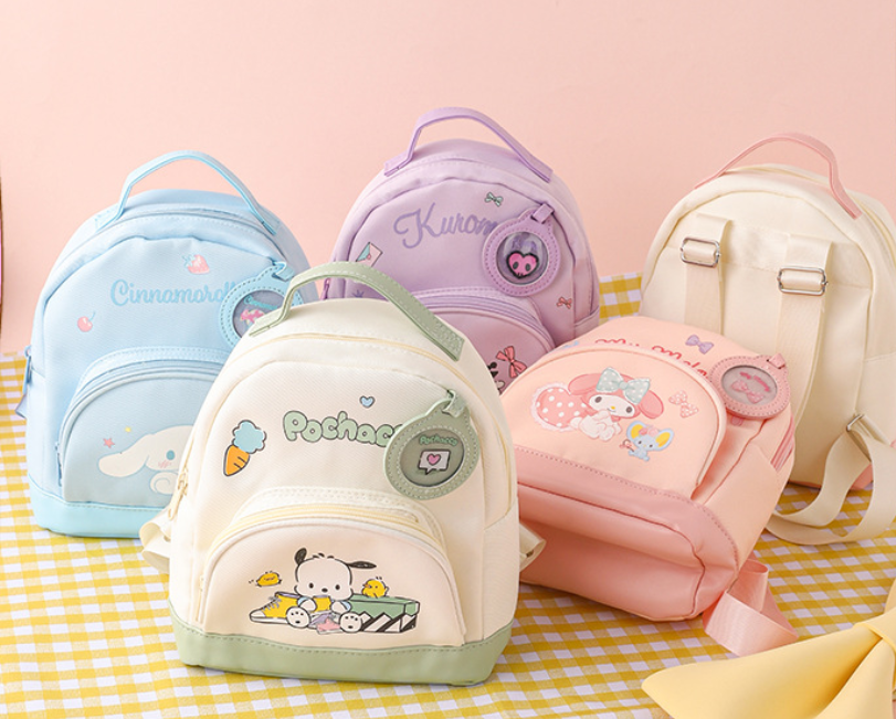 正版授權-Sanrio輕便兒童小書包  20*24*10cm