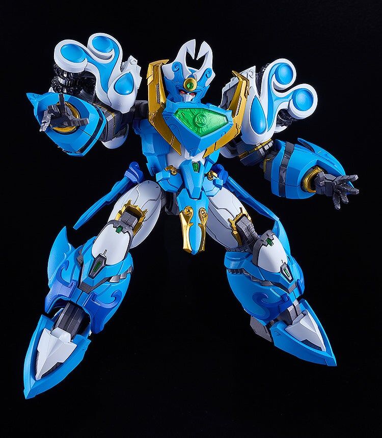 【再販】 MODEROID  King’s Style 魔動王 無敵水王 水卷俠 王金版 MODEROID King's Style Mado King Granzort Aquabeat Gold Edition