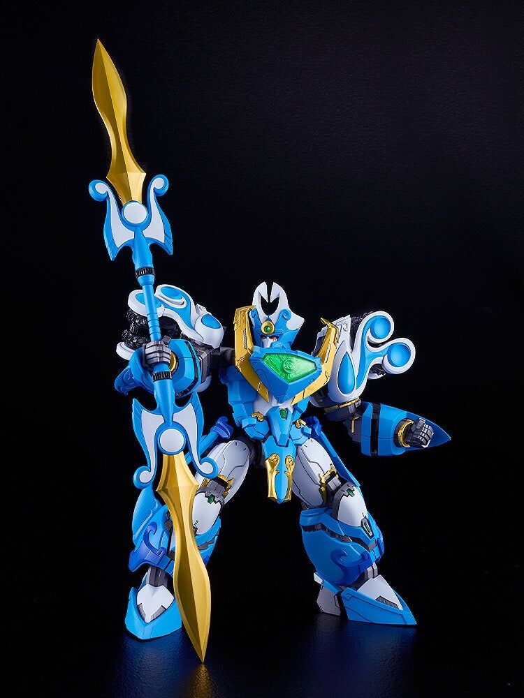 【再販】 MODEROID  King’s Style 魔動王 無敵水王 水卷俠 王金版 MODEROID King's Style Mado King Granzort Aquabeat Gold Edition