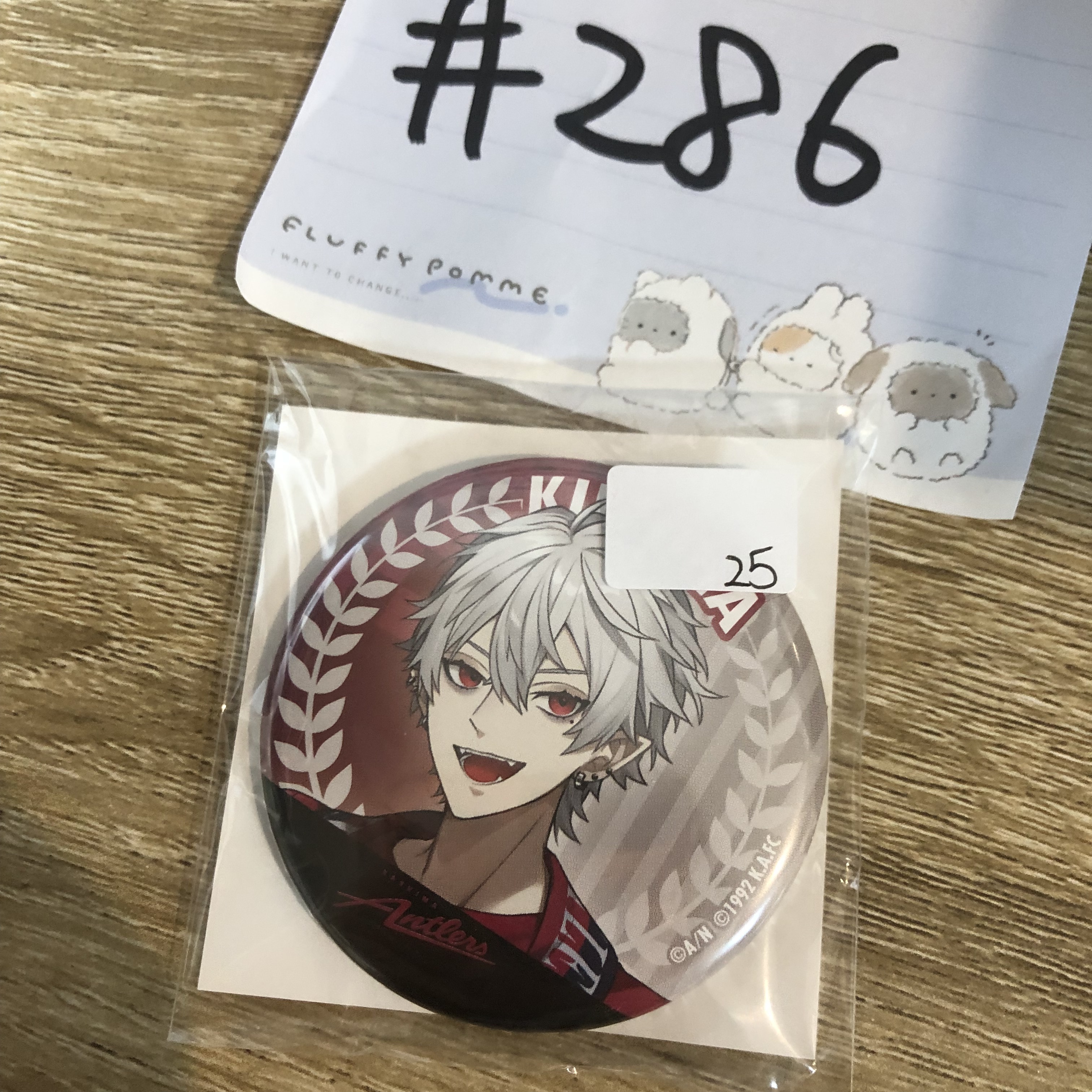 彩虹社 葛葉 襟章#286