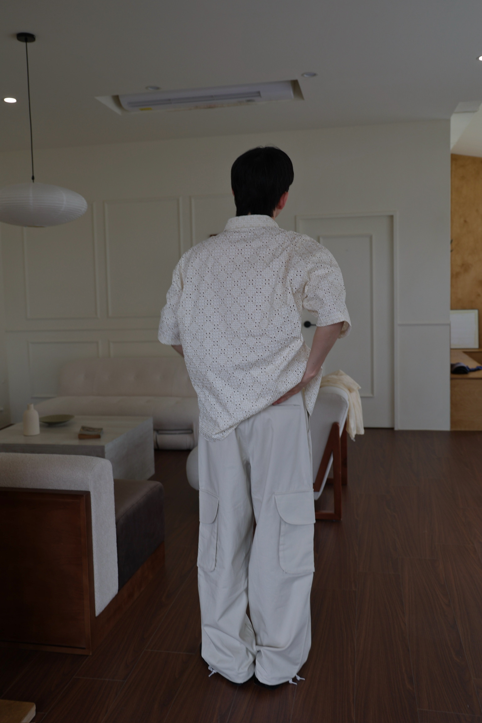 霧面口袋工作褲