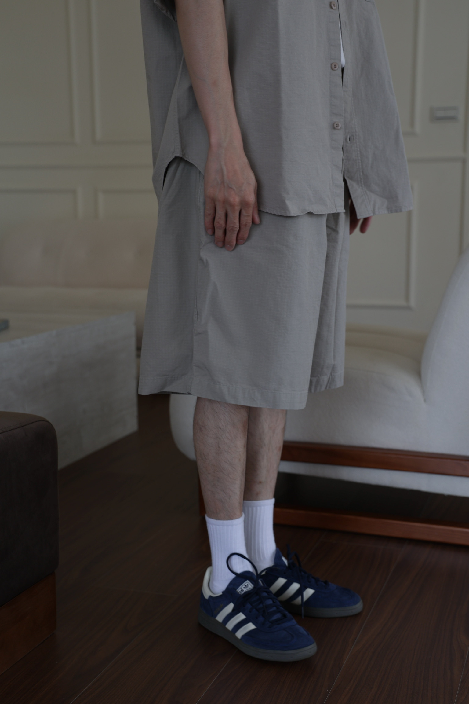 小格車線短褲☝🏻