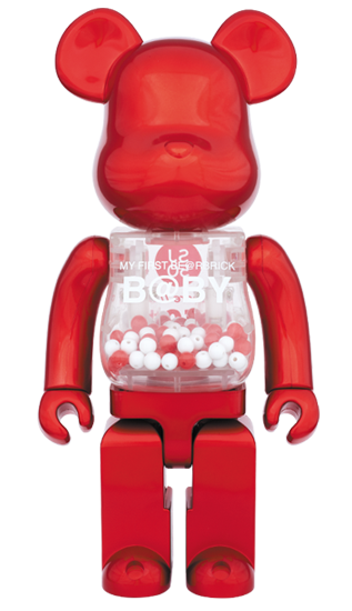 BEARBRICK MY FIRST BABY SJ50 (RED) 400%