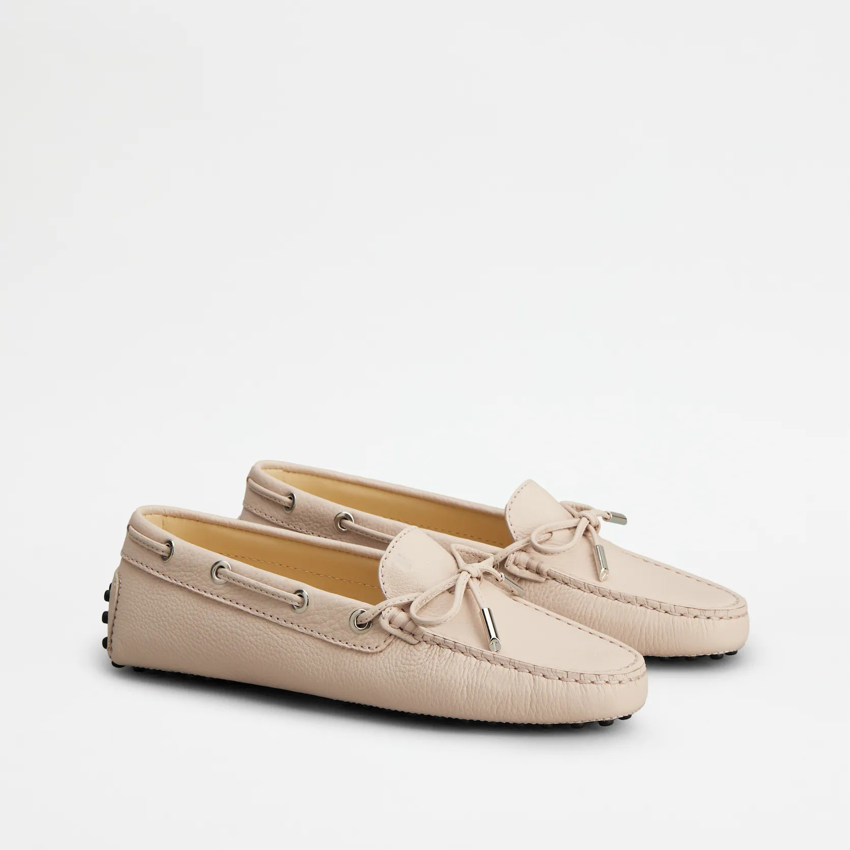 1LR0620-044 (Defect) [TOD'S] Gommino Driving Shoes in Leather Pink #XXW0FW050305J1M025 (S-EU-E)