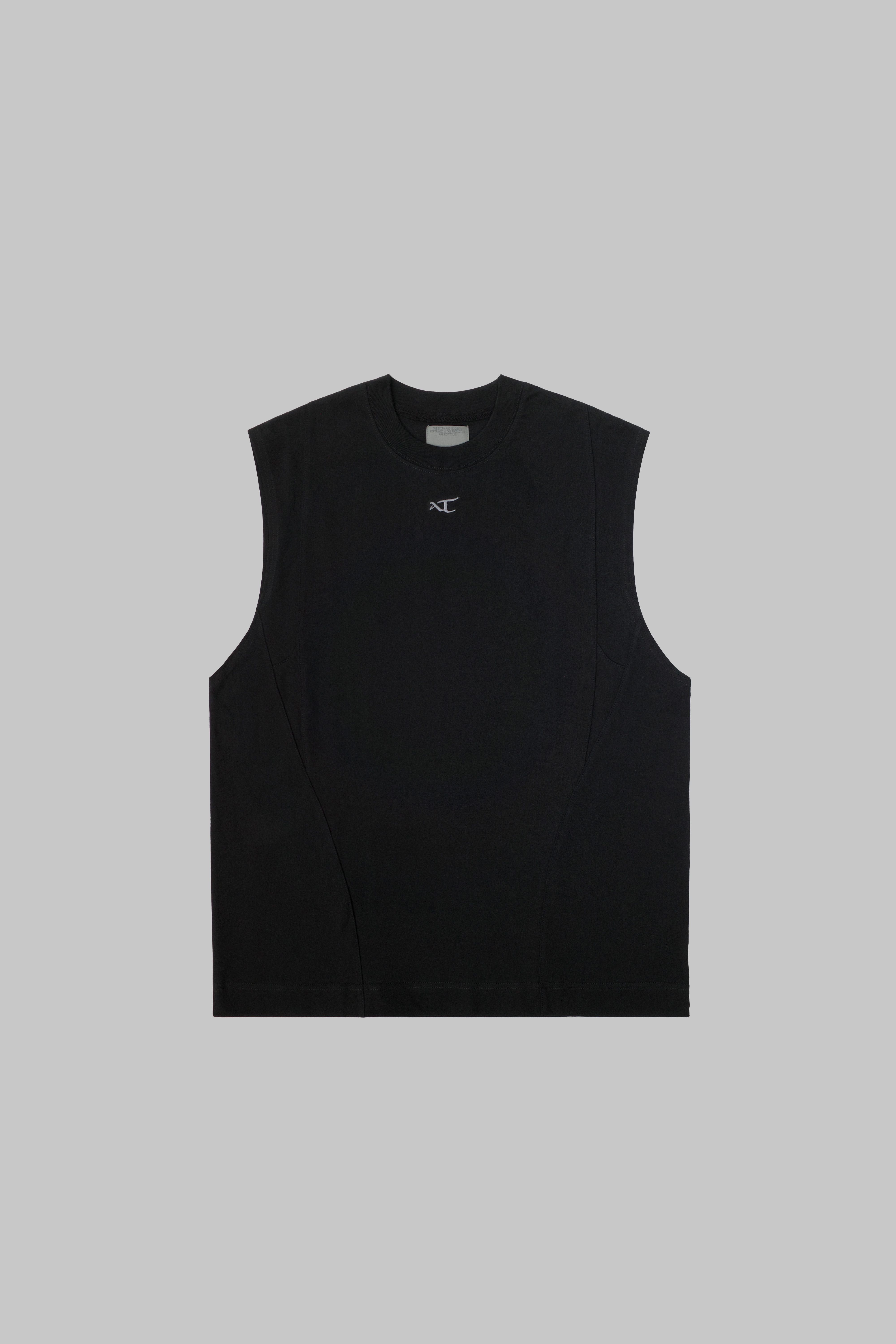Anonymous Talking｜S25-V01- Cropped Vest (Black)