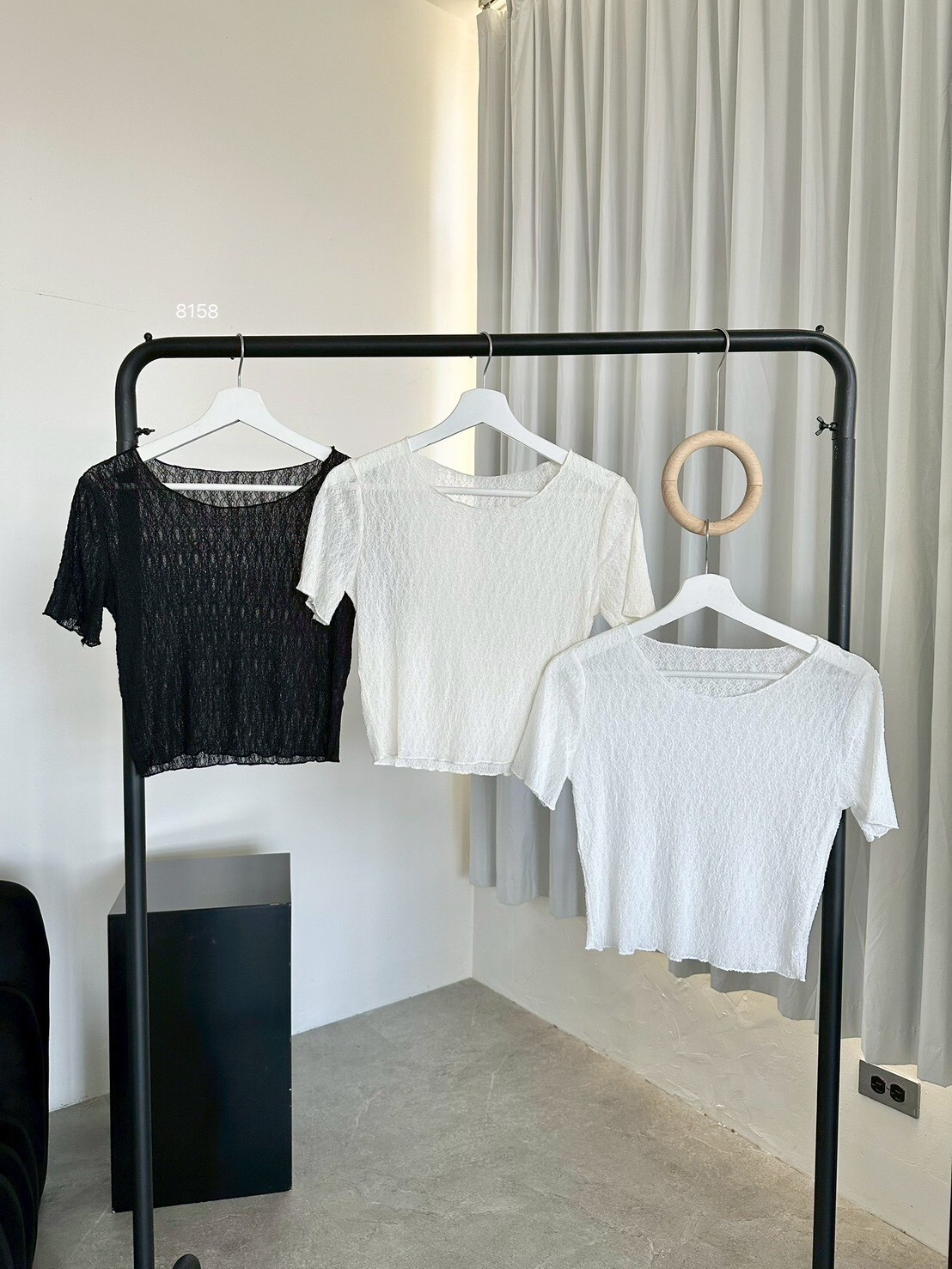 彈力蕾絲打底衣 8158