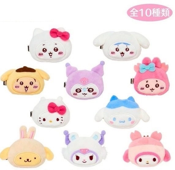 SANRIO x CHIIKAWA 三麗鷗x吉伊卡哇系列 造型髮夾盲盒 聯名款 限量