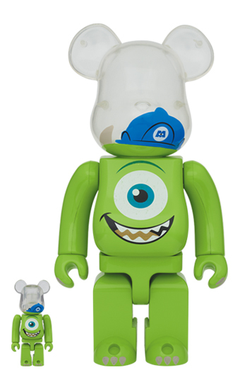 BEARBRICK MONSTERS INC. MIKE 100% & 400%