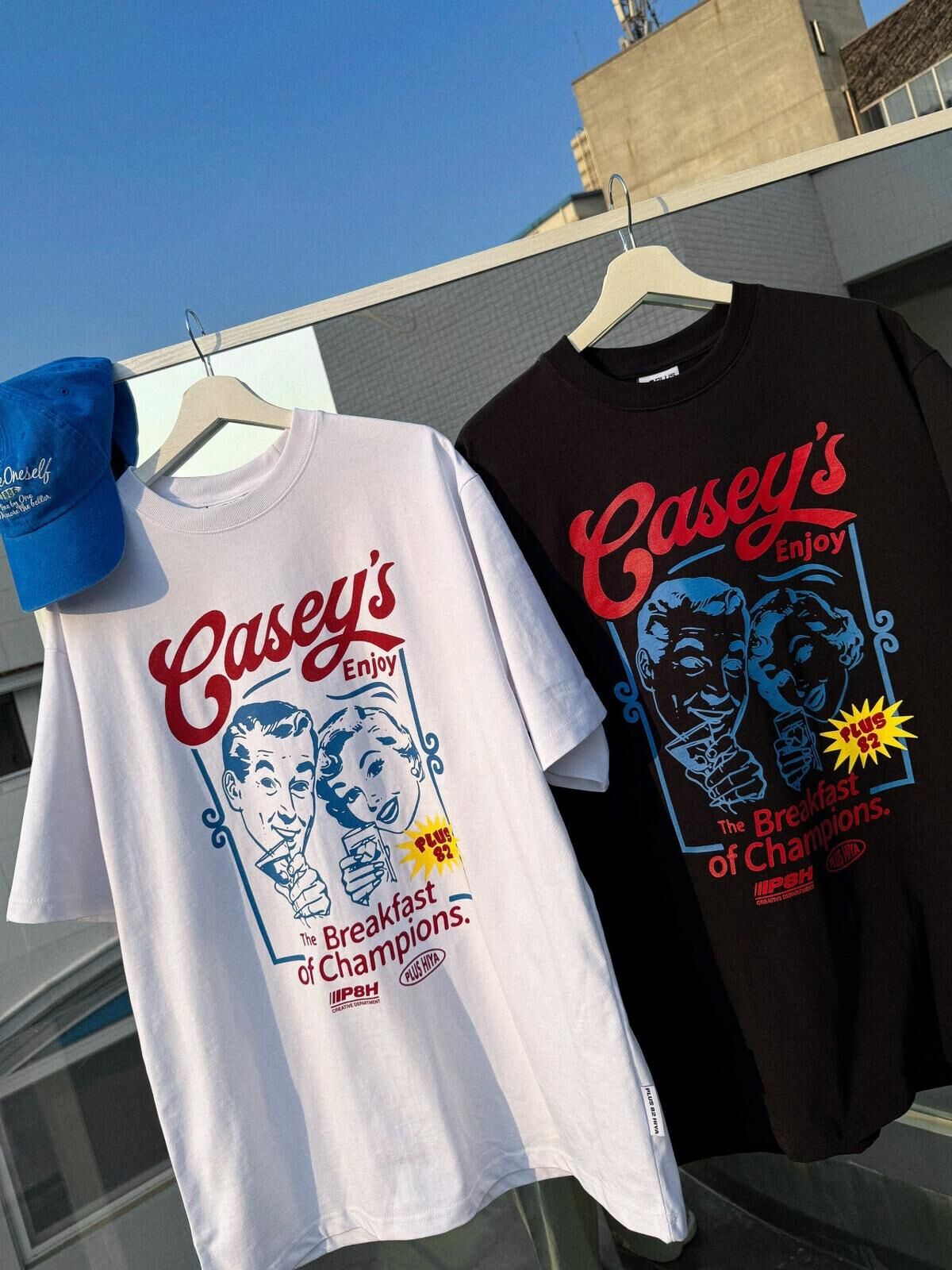 英文字圖案短袖Tee PLUS82HIYA-148T