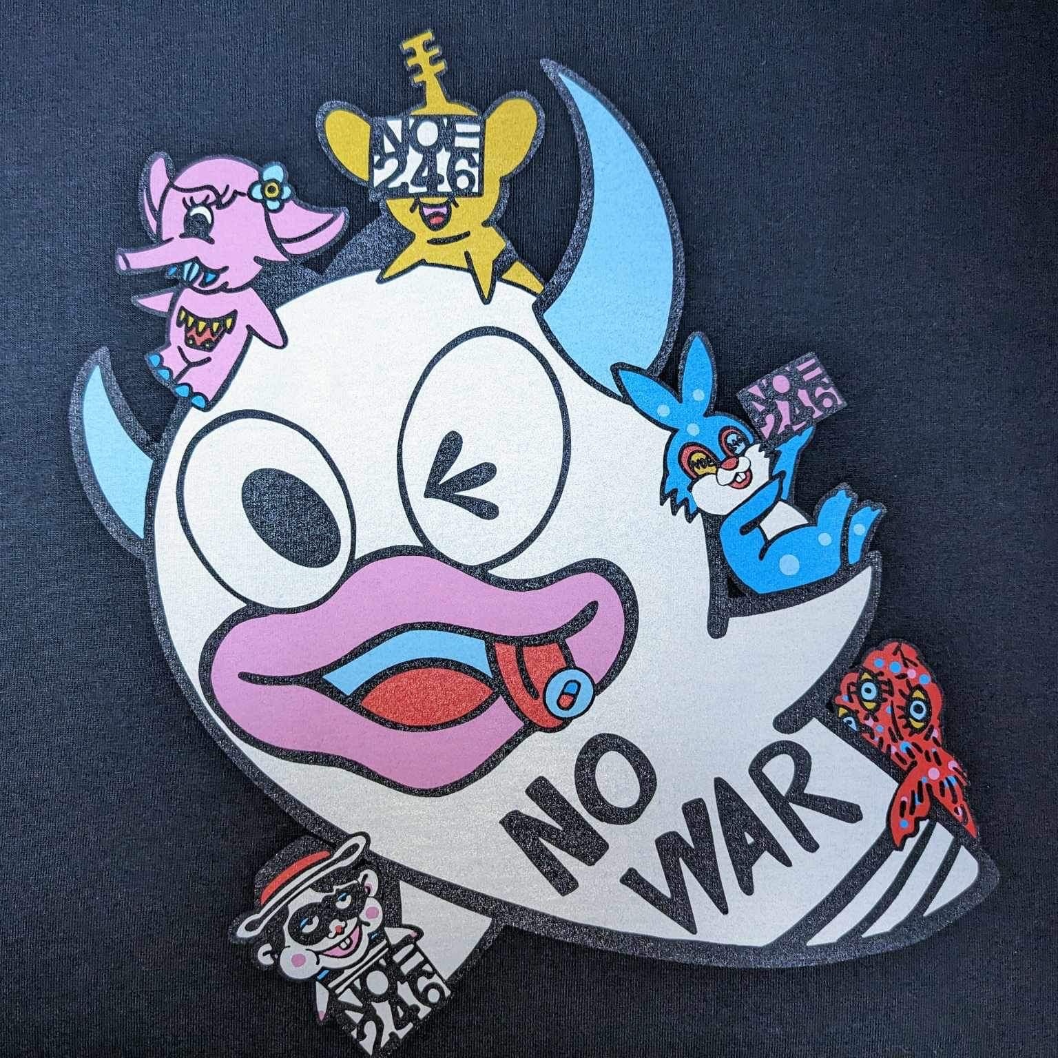 NOE246 "力王の反戦宣言" Tee - Purple