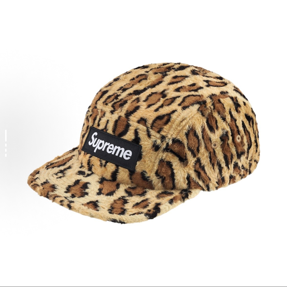 Supreme Goodenough Crushed Rayon Camp Leopard 帽子 豹紋/黑 SS25H93