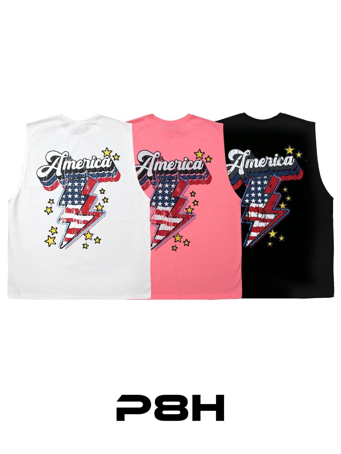 英文字圖案背心 PLUS82HIYA-149V