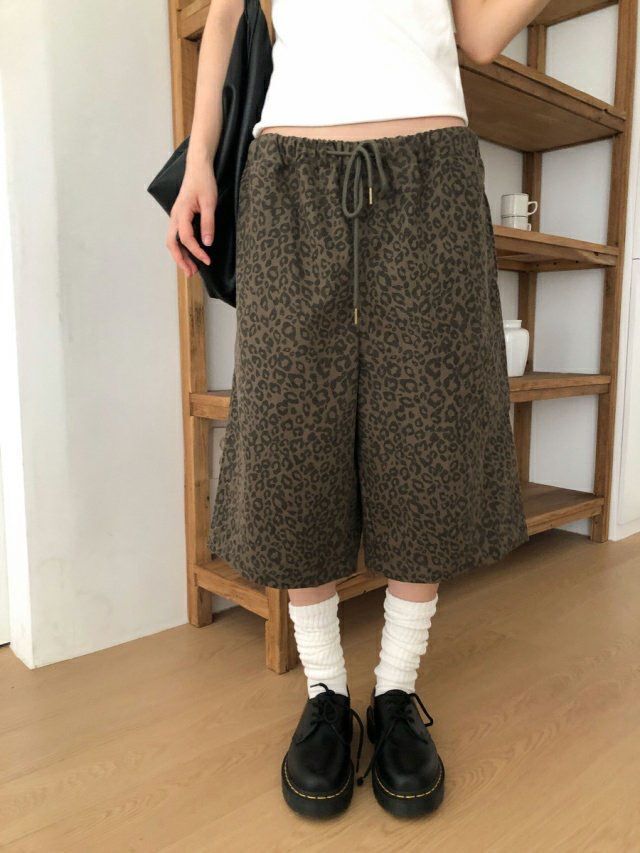 豹紋短褲 COSTES-034P