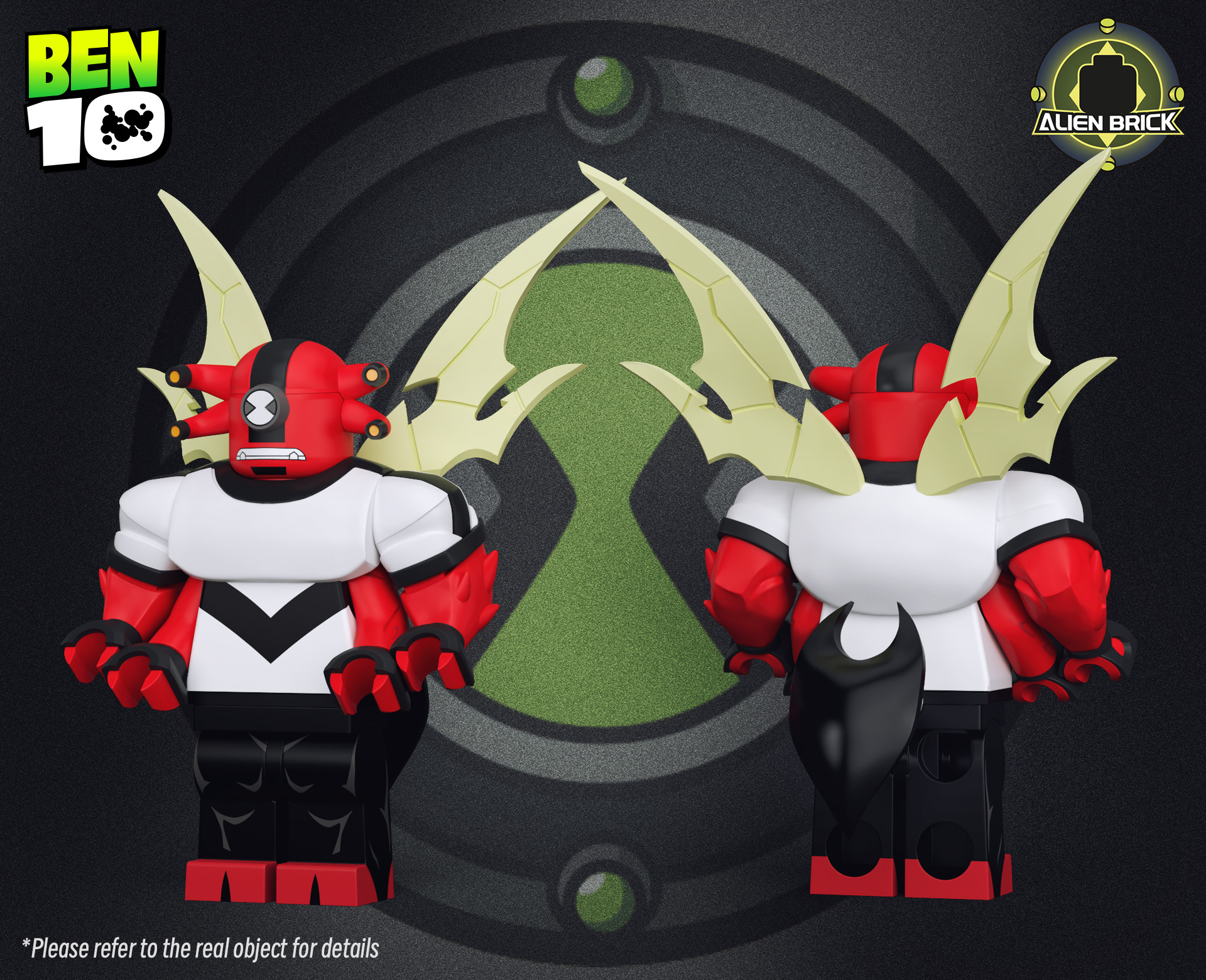 [Alien brick][Preorder] Ben 10 - Stinkarms monster [PADprinted]