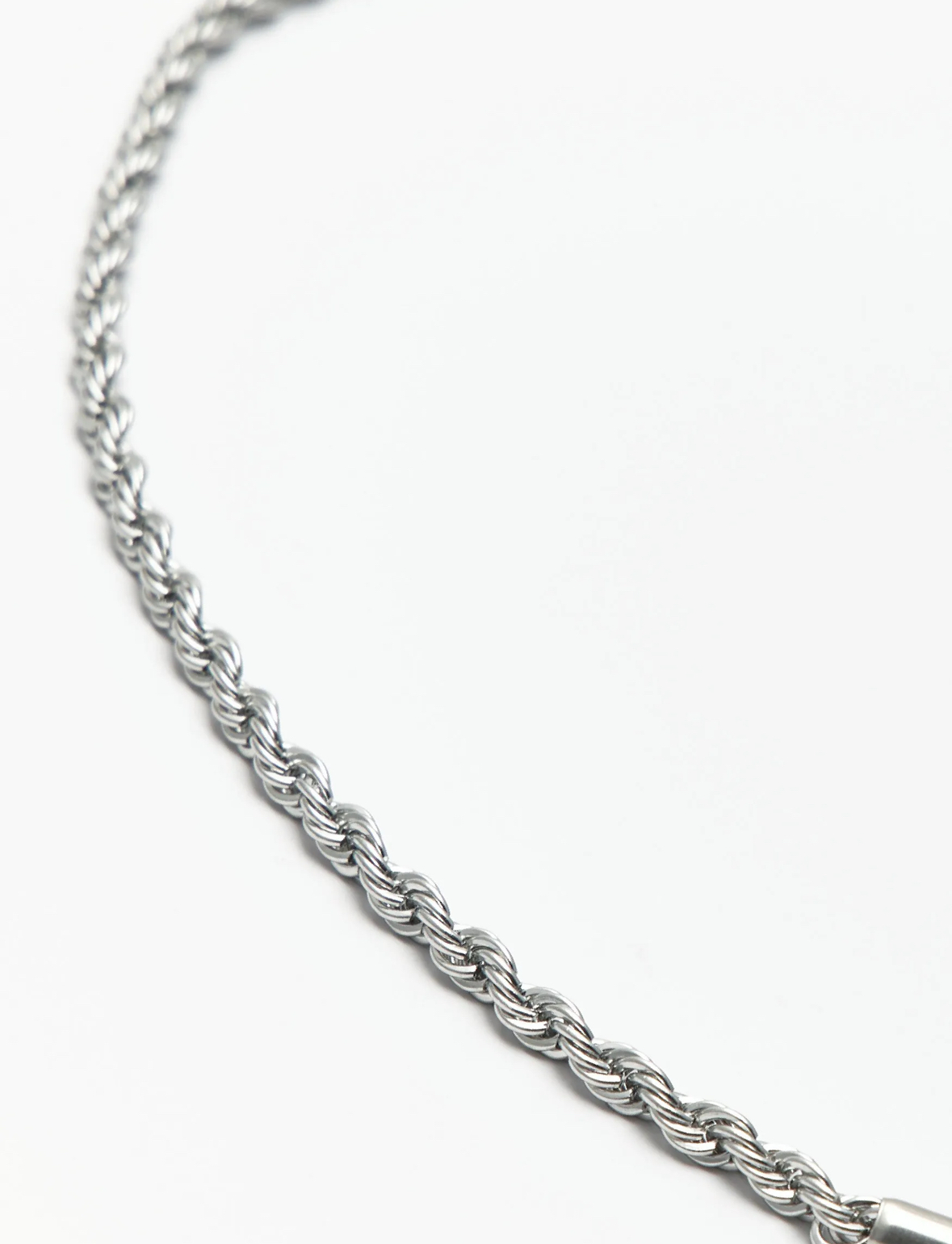 Mixture - MN005 純鋼麻花型編織紋路項鍊