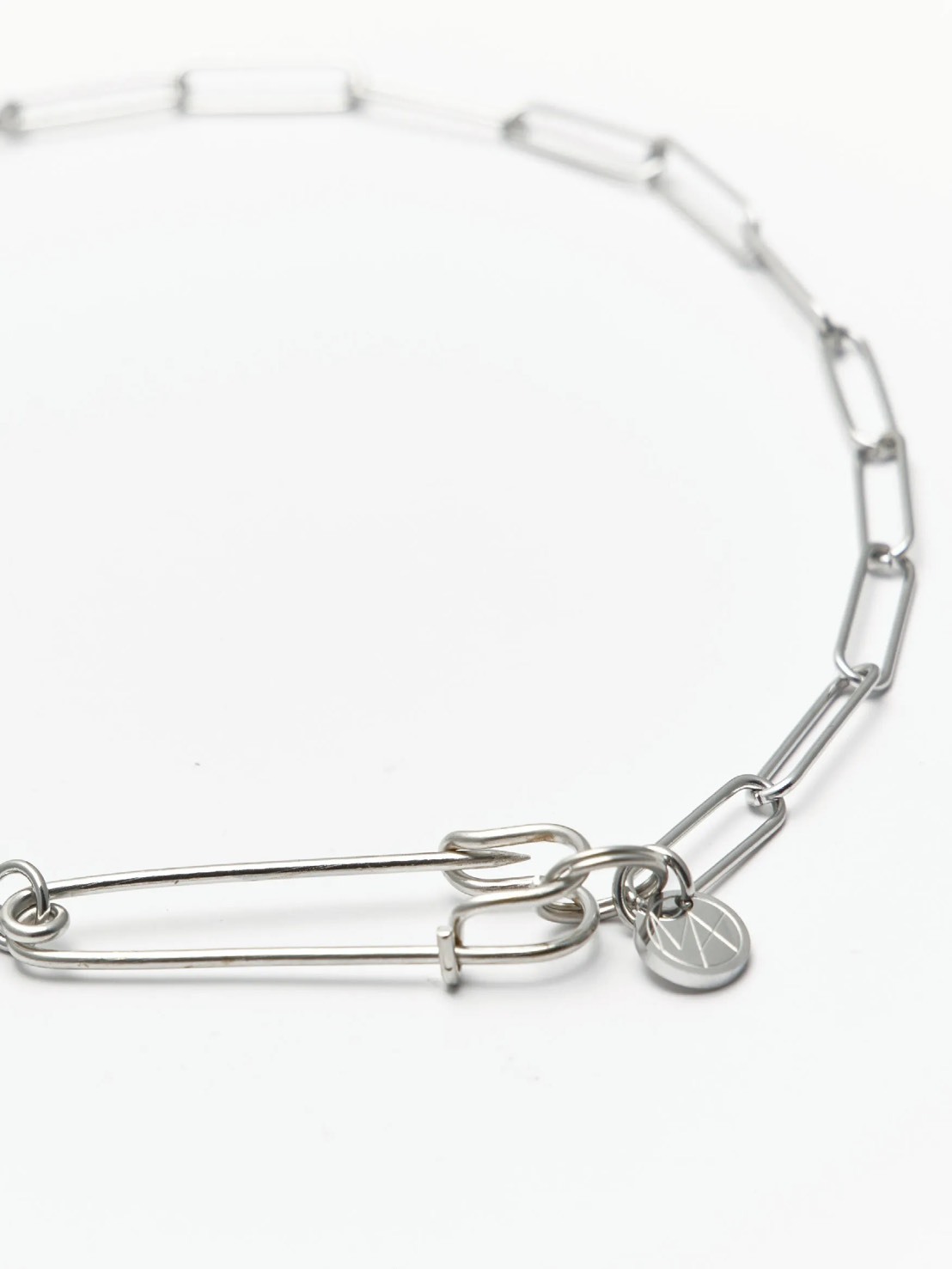 Mixture - MN007 純鋼別針拼接雙異鍊項鍊