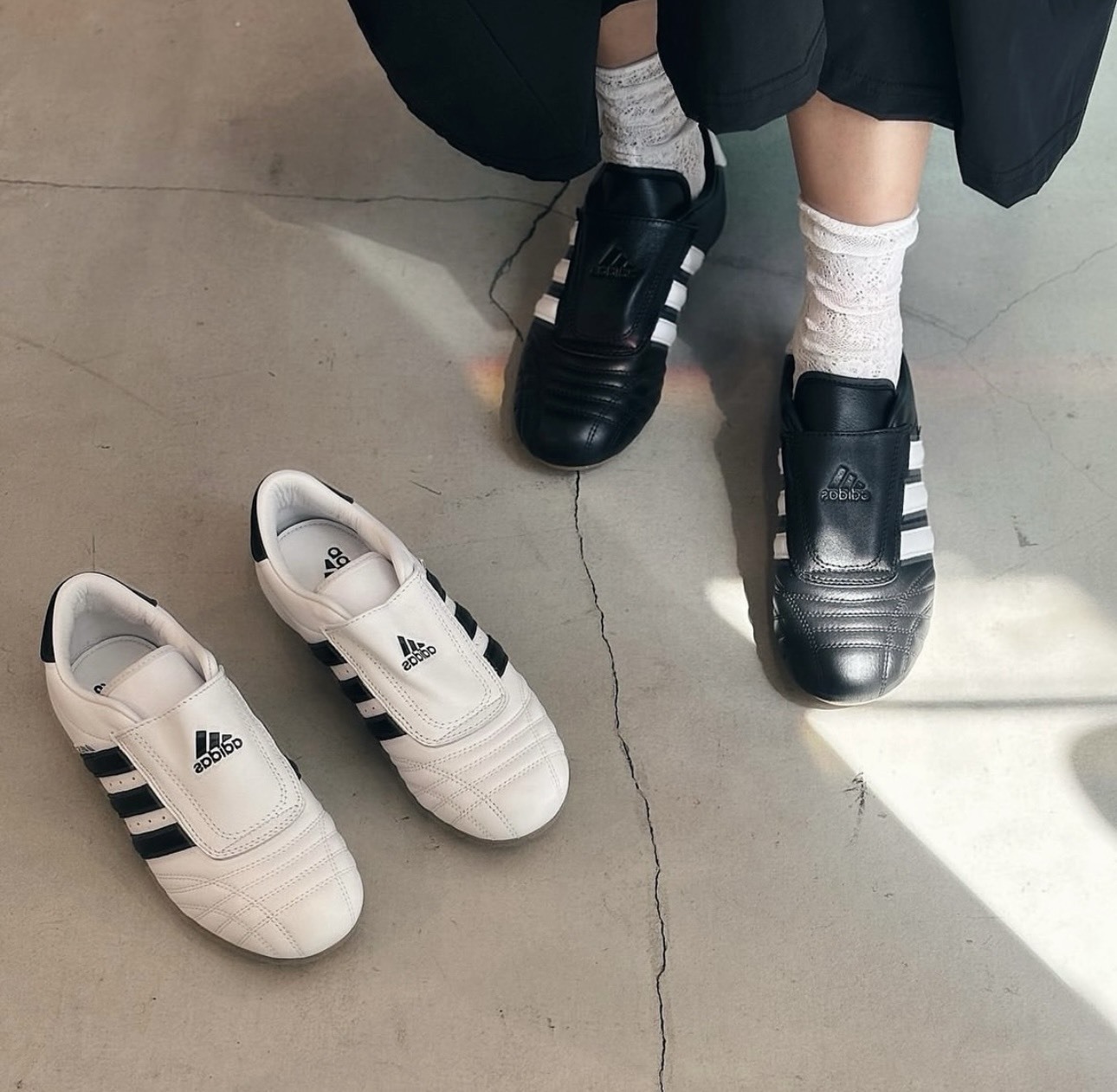 < Jennie 同款!! >  Adidas Originals Taekwondo 跆拳道鞋 訓練鞋 黑 白