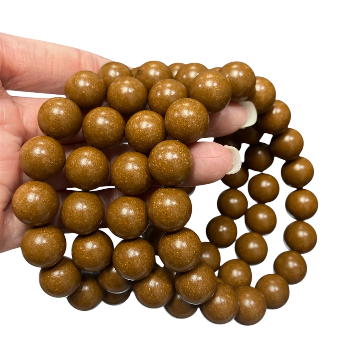 250828 - A49 12mm+梔子花香合香珠手串（顏色有機會存在色差介意勿bid）