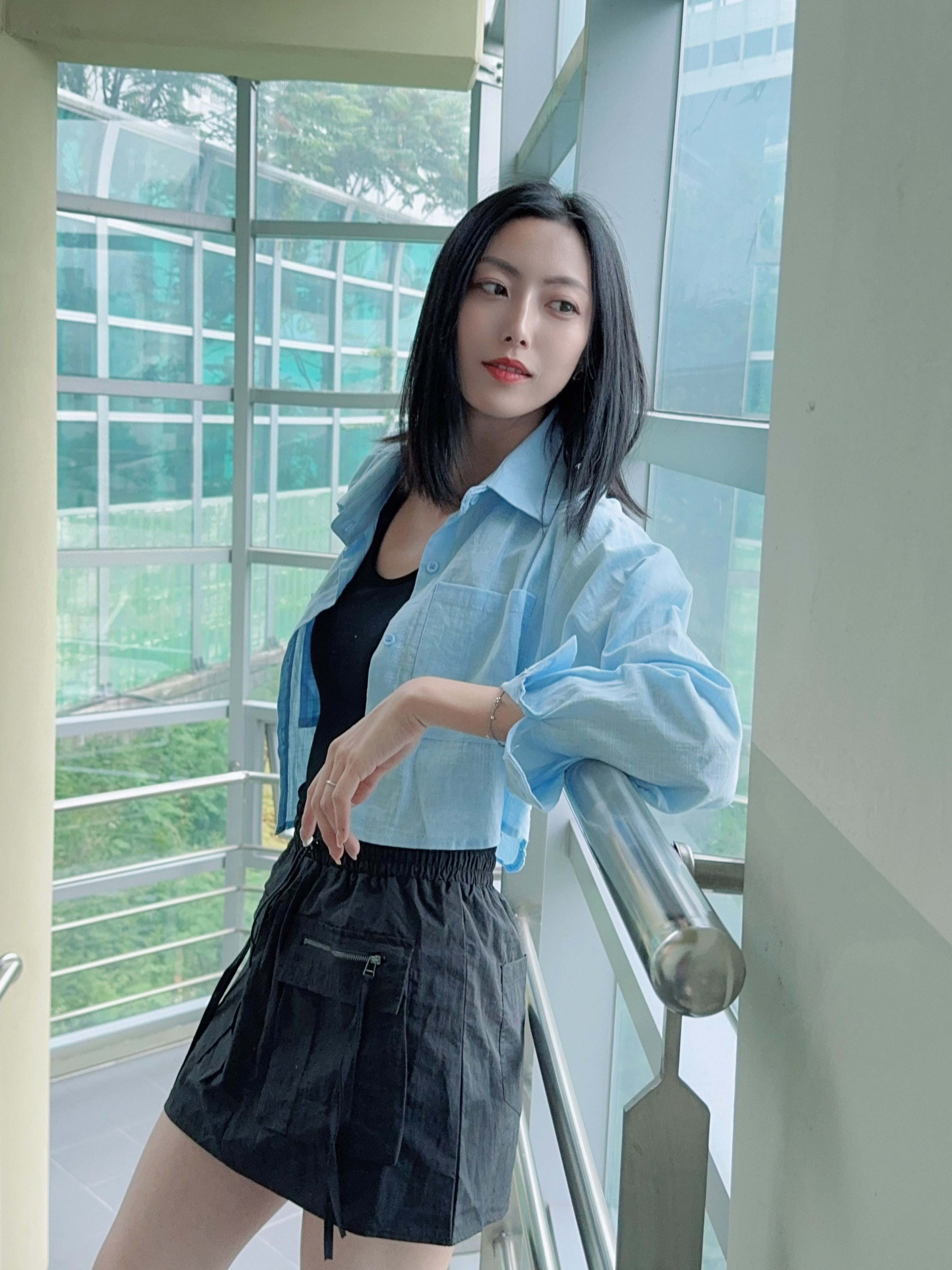 JK#7358🤍crop 短Wild feel 麻外套