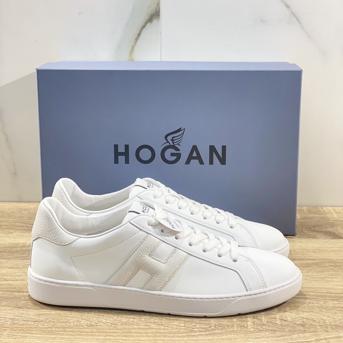 1LR0620-228 HOGAN H327 Sneakers White #HXM3270AI6ZI7HB001 (S-EU-E)