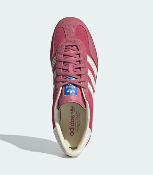 Adidas Gazelle Indoor Retro German Training Shoes | Pink and White Trendy and Versatile Style/ JUN25