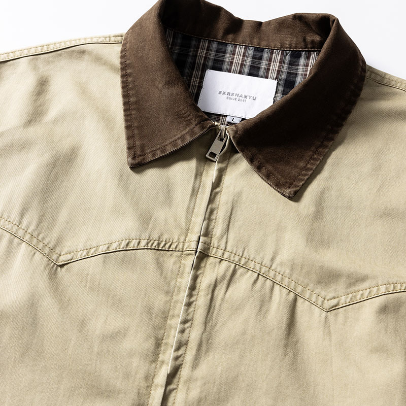 西部工裝拉鍊外衫