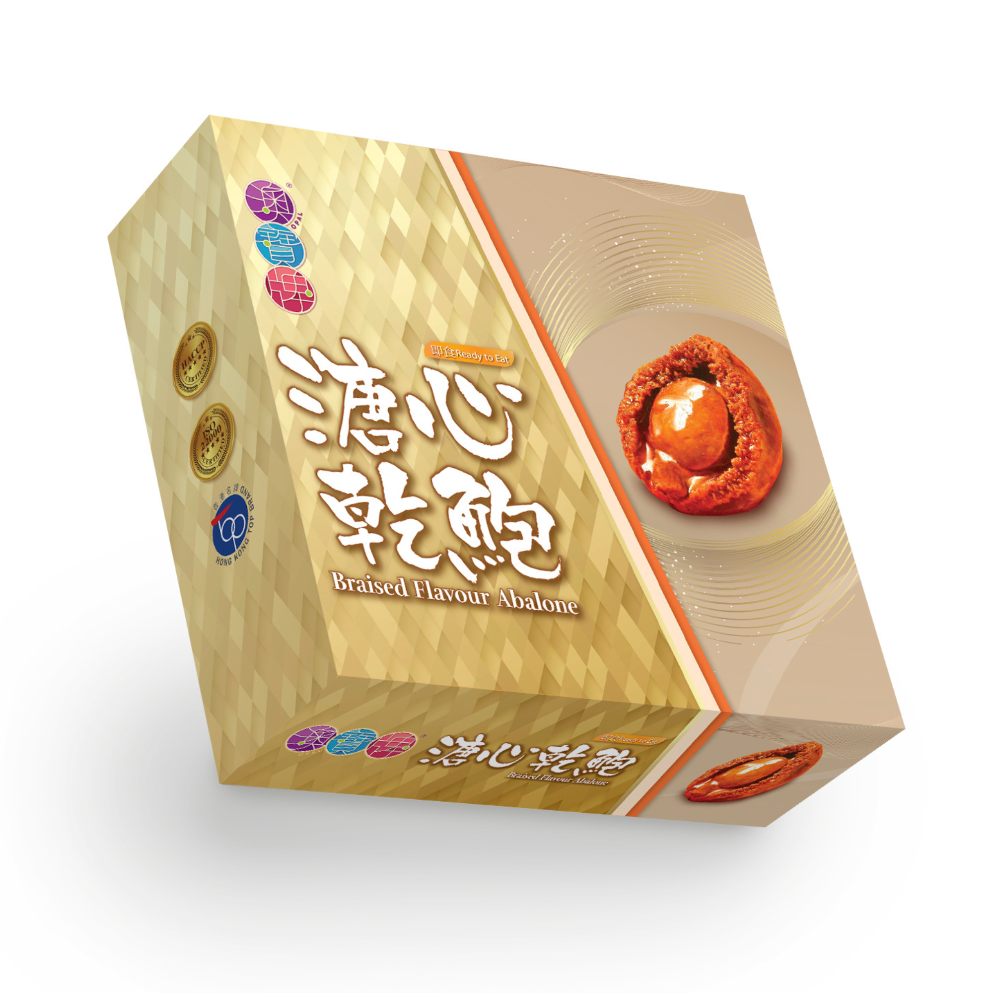 澳寶牌 - 溏心乾鮑魚禮盒裝 大 PA7  (一盒4隻) [402159]