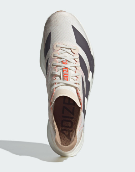 Adidas Adizero Adios Pro 4 Men's | Marathon Long-distance Running Shoes Khaki /White/ Black Lightweight Carbon Plate Running Shoes JUN25