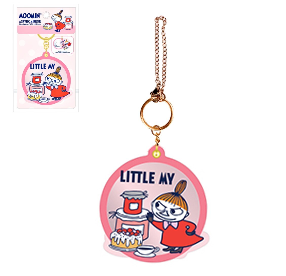 姆明一族 |化妝鏡鎖匙扣 | 小美