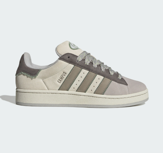 Adidas Campus 00s Men's Retro Thick-soled Casual Shoes | Grey Skateboard Style Versatile Sneakers/JUN25