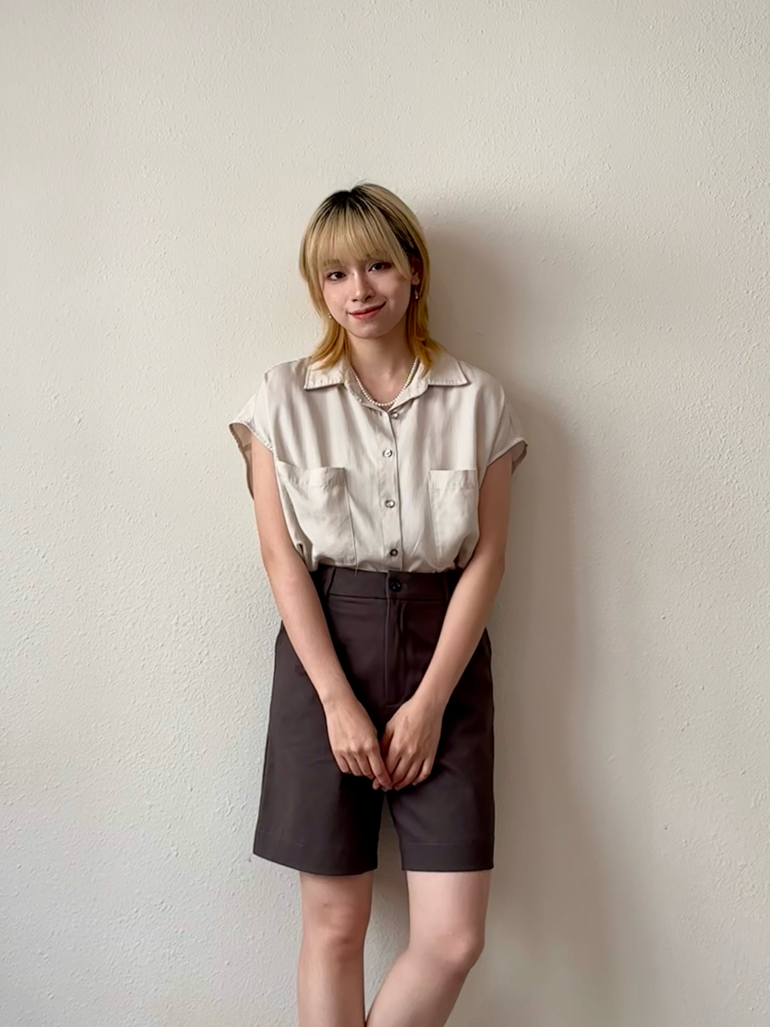 顯瘦 ！彈性直腳5分褲 - TR52622