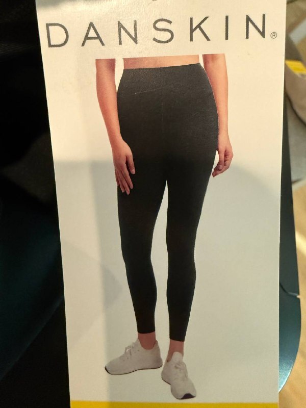 [USW] DANSKIN BLACK SALT WOMEN'S LIGHTWEIGHT TIGHT, 1849849-BLACK SALT (UZZ742)