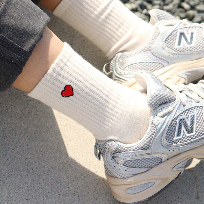 小愛心刺繡3入組