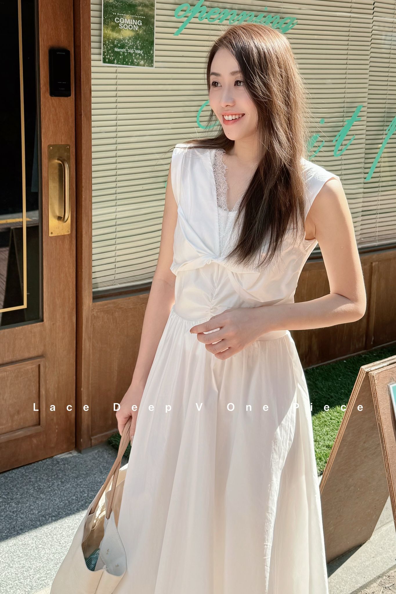 OP#7362🤍Twisted Deep V One Piece