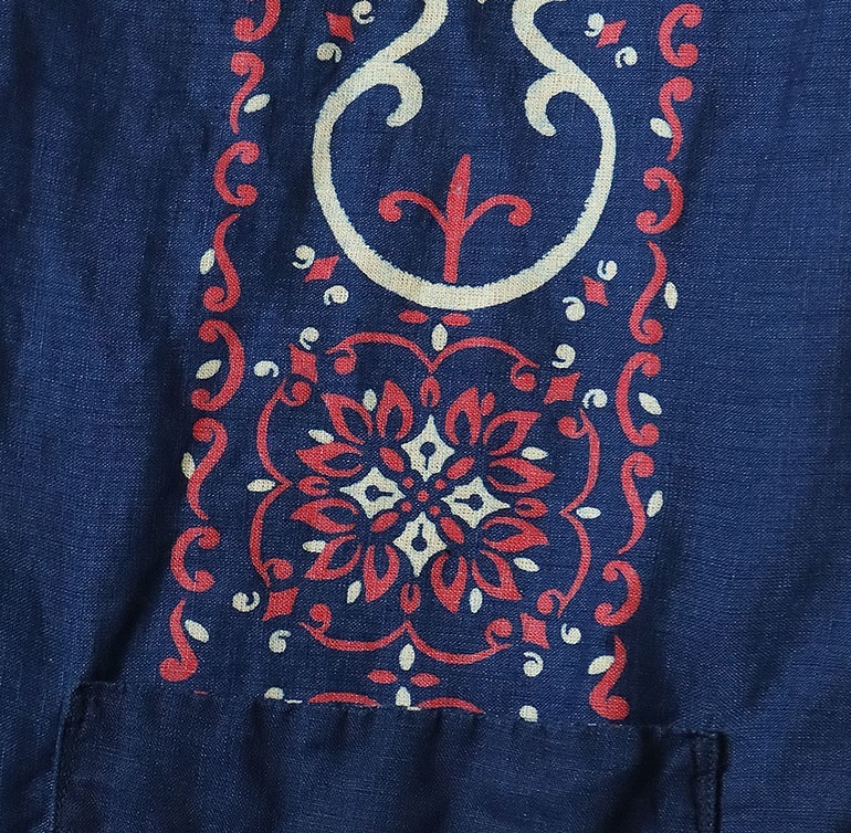 KAPITAL 2025 FRENCH CROSS LINEN CUBAN SHIRT S/S (STYLE B) - PRE ORDER ITEM (預訂中)