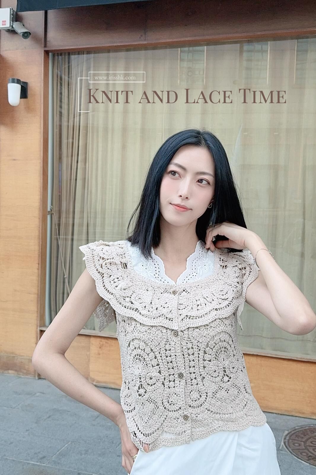 TOP#7333 🤍大U宮廷燕麥勾織