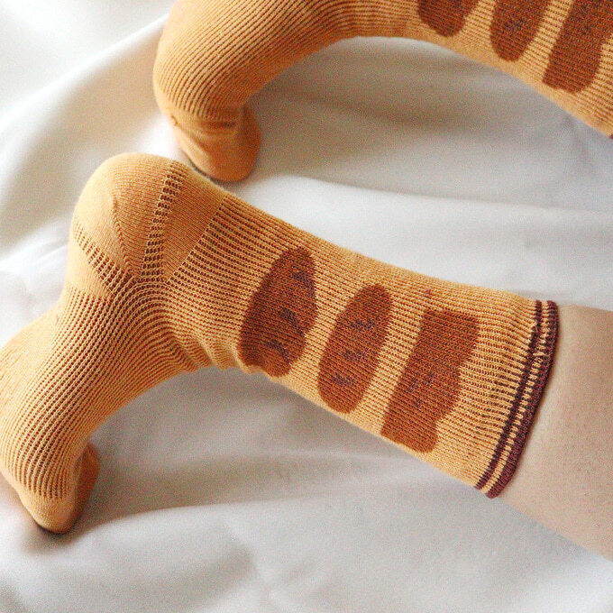 麵包夾蛋襪3入組